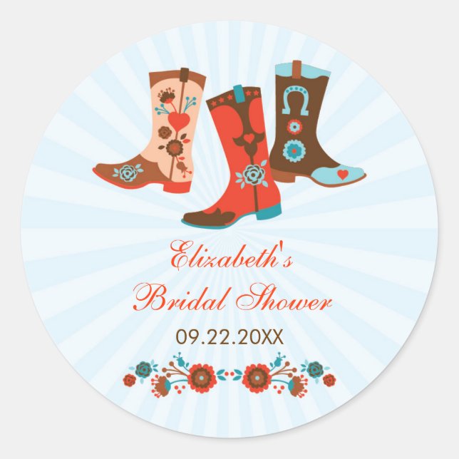 Rond Bottes pour fille Favoriser Sticker (Devant)
