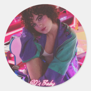 Rond Brenna Faith 80s Sticker bébé