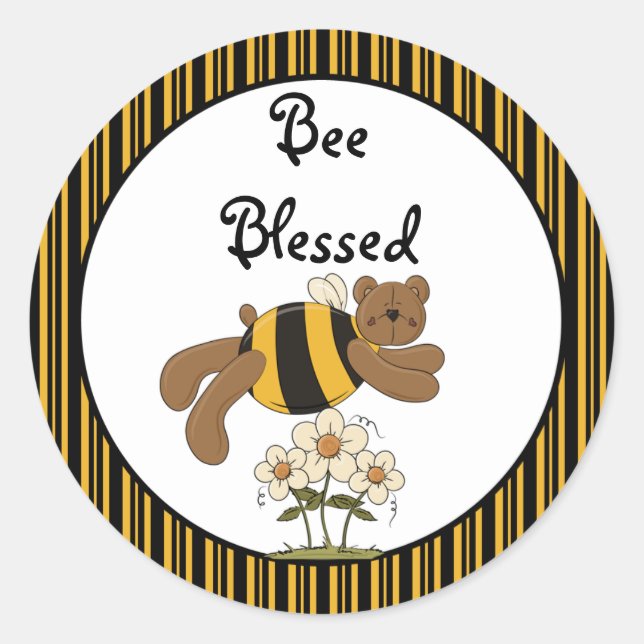 Rond Bumble Bears Blessé Sticker (Devant)