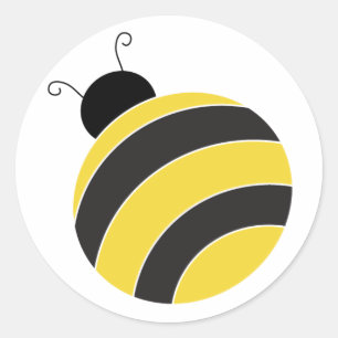 Rond Bumble Bee Sticker