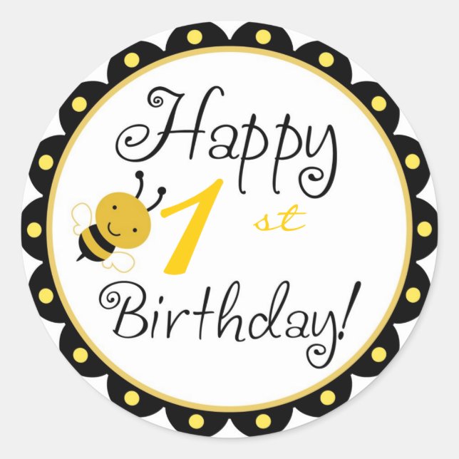 Rond Bumble Bee Sticker HBR1 (Devant)