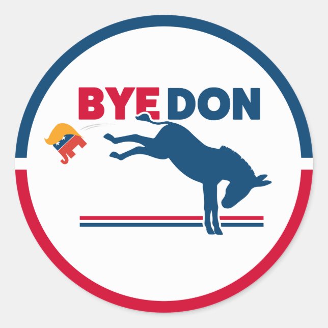 Rond Bye Don - Sticker (Devant)