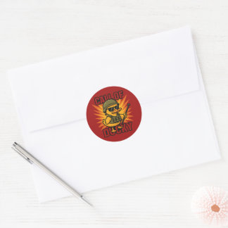 Rond Call of Ducky – Sticker marrant pour gamer canard