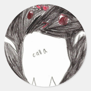 Rond Calla : Sticker en cercle