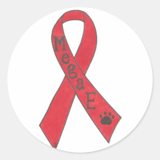 Rond Canine Megaesophagus Support Sticker à ruban