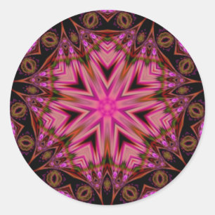 Rond Cercles sacrés Mandala #001 Sticker