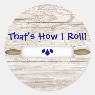 Rond C'est comme ça que je roule Sticker