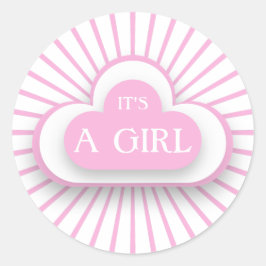 Rond C'est un Sticker pour fille