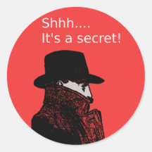 C'est un Sticker Secret - Surprise Party Sticker