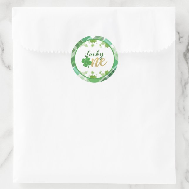 Rond Chance un Sticker d'anniversaire (Sac)