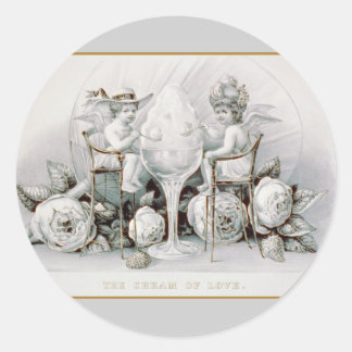 Rond Cherubs & Ice Cream - Sticker