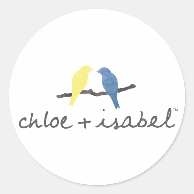 Rond Chloe + Sticker du logo Isabel Round (Devant)