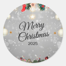 Christmas Sticker – Festive Holiday Decal