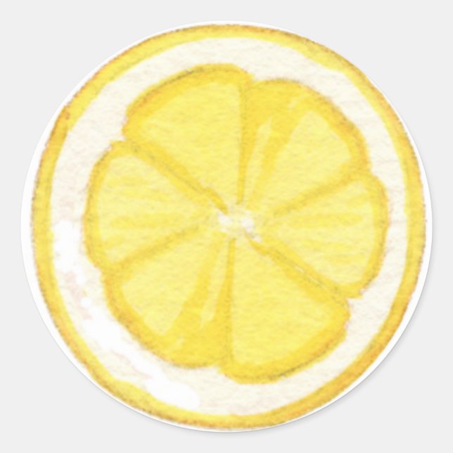 Rond Citron - Sticker (Devant)