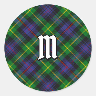 Rond Clan Farquharson Tartan Classic Round Sticker