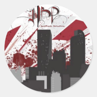 Rond CoeurBeats Productions Sticker Skyline