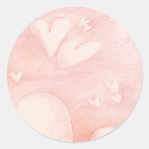 Rond Coeurs flottants - Sticker