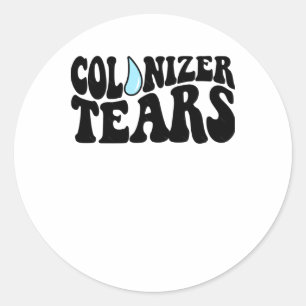 Rond Colizer Larmes Sticker De Police De Bulle Et Merch