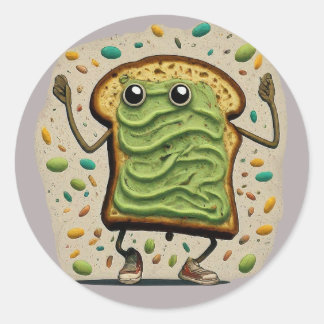 Rond Collection Sticker pour le petit-déjeuner Whimsica