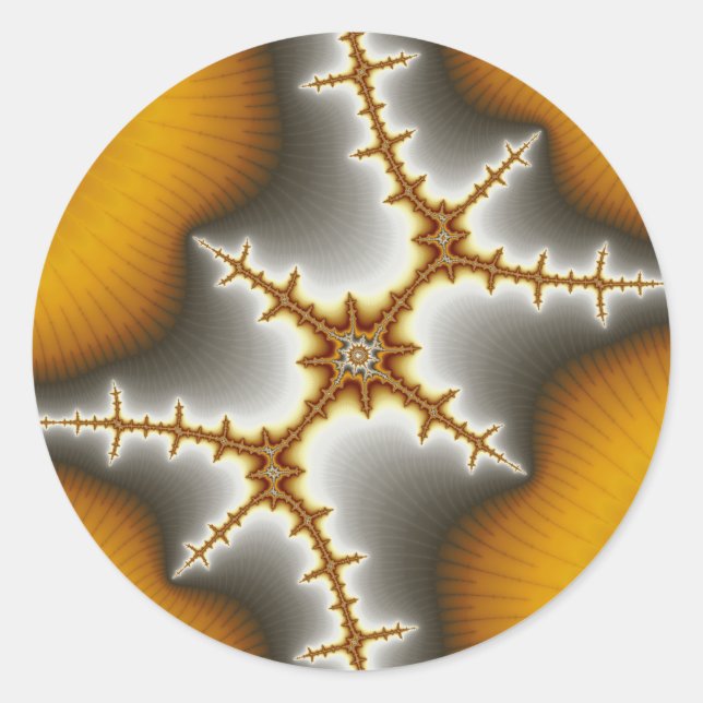 Rond Coquillages - Sticker Fractal (Devant)