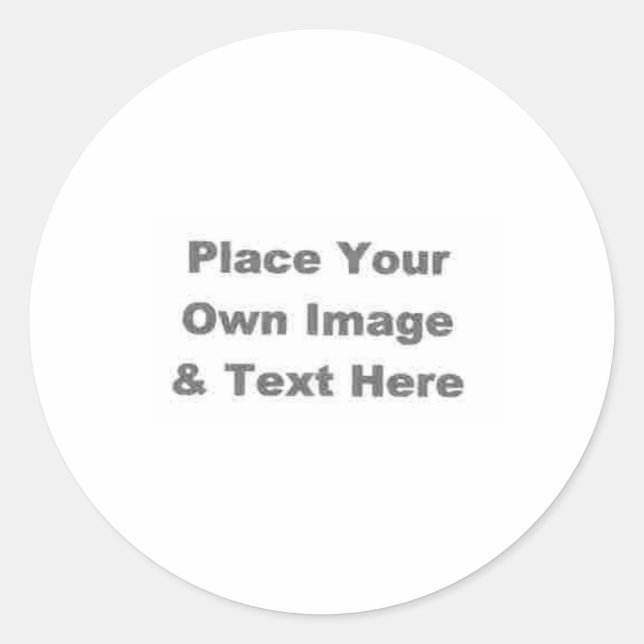 Rond Créez votre propre Sticker (Devant)