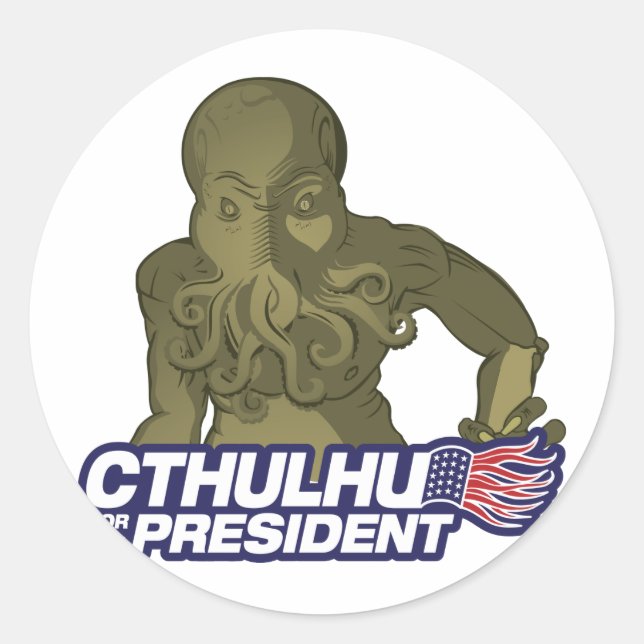 Rond Cthulhu pour Sticker Président (Devant)