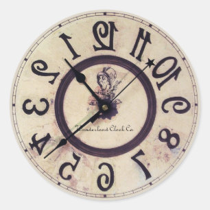 Rond Curieux Sticker 1 Horloge
