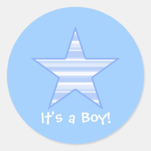 Rond Cute Star, C'est un Sticker pour garçon