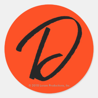 Rond D - Sticker