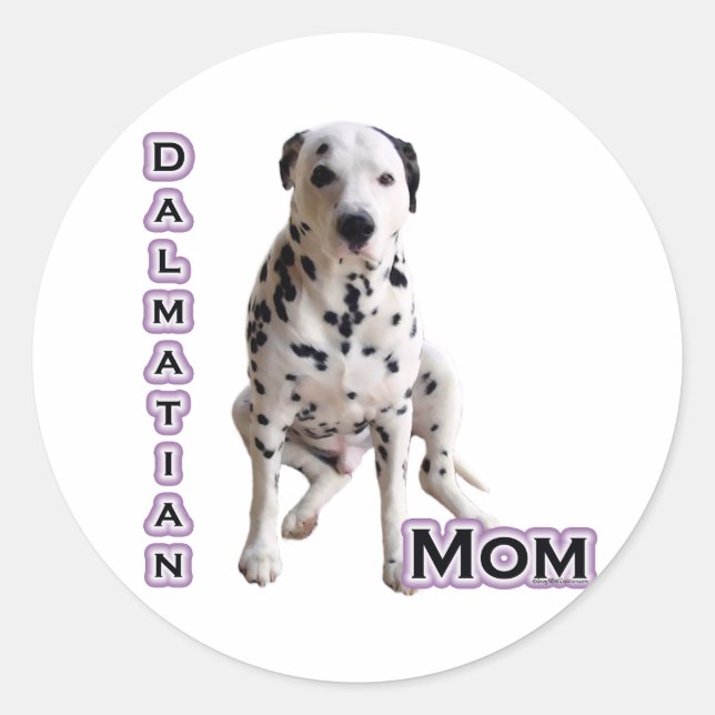 Rond Dalmatien Maman 4 - Sticker (Devant)