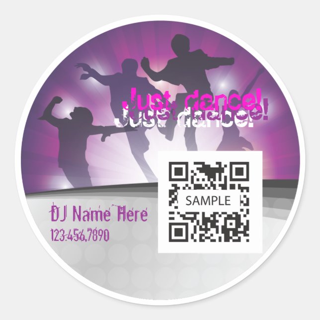 Rond Danse Modèle Sticker (Devant)
