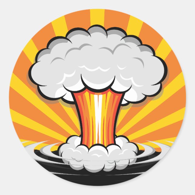 Rond Déposez La Bombe - Sticker (Devant)