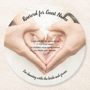 Rond Des dessous de verre de mariage - ne prenez pas ma