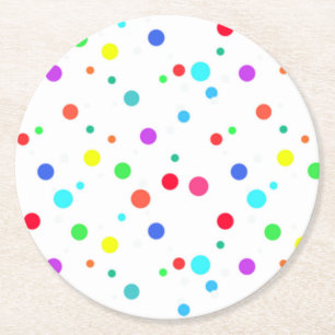 Rond Dessous de verre avec beaucoup de points O'