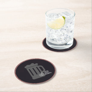 Rond dessous de verre "Chill" pour votre prochain barbe