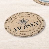 Dessous de verre d'affaires pour le miel Jar Heral