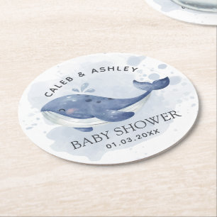 Rond Dessous de verre de Baby shower nautique