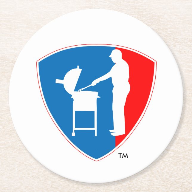 Rond Dessous de verre de BBQ de concurrence (Devant)