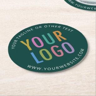 Rond Dessous de verre de bière de pub personnalisé Logo