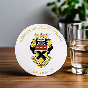 Rond Dessous de verre de la Kemper Military School & Co