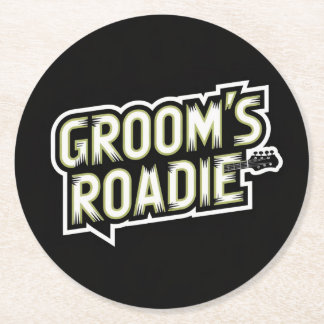 Rond Dessous de verre de mariage rock et roll