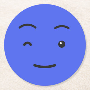 Rond Dessous de verre de papier mignon 3/9