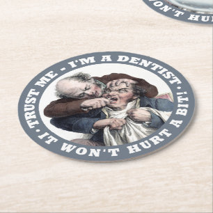 Rond Dessous de verre d'humour de DENTISTE