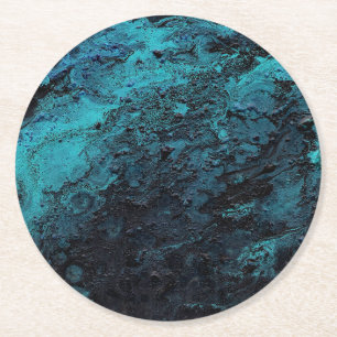 Rond Dessous de verre en papier de la planète