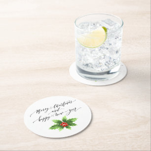Rond Dessous de verre en papier de Noël