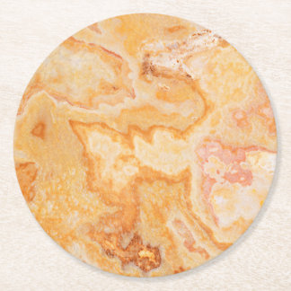 Rond Dessous de verre en papier Motif en pierre naturel