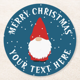 Rond Dessous de verre en papier sur mesure pour Noël