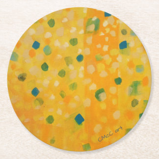 Rond Dessous de verre heureux de jours