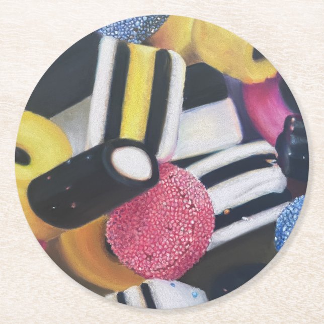 Rond Dessous de verre Licorice Allsports (Devant)