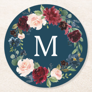 Rond Dessous de verre Mariage de la marine de Bourgogne
